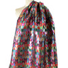 Italian 'banded chevrons' fancy metallic jacquard woven .75 yds
