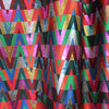 Italian 'banded chevrons' fancy metallic jacquard woven .75 yds