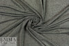 black/silver metallic rayon jersey 4-way 2 yds