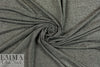 black/silver metallic rayon jersey 4-way 2.5 yd
