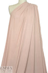 blush/gold metallic rayon jersey 4-way 1.5 yds