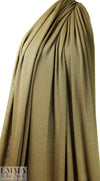 acorn/gold metallic rayon jersey 4-way