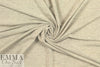 oatmeal/gold metallic rayon jersey 4-way 1.75 yd