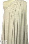 oatmeal/gold metallic rayon jersey 4-way