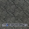 Italian 'entwined' jacquard knit - black/dove gray/metallic silver 1.75 yd