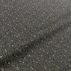 Italian 'tweedy flecks' jacquard knit - black/dove gray/metallic silver 2 yd
