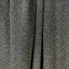 Italian 'tweedy flecks' jacquard knit - black/dove gray/metallic silver 2 yd