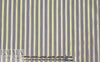 CA designer chambray/gold metallic stripe shirting .75 yds