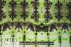 neon tie dye micro-mesh knit - lime/espresso