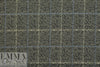 blue/black/ecru window plaid ponte doubleknit