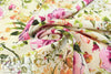 floral gestures poly crepe woven - Oeko-Tex cert. 2.375 yd