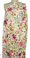 floral gestures poly crepe woven - Oeko-Tex cert. 1 yard