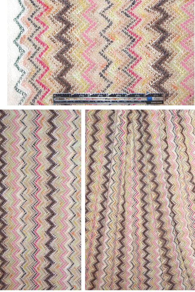 Miss0ni cream and colors cotton blend sweater 1.25 yd