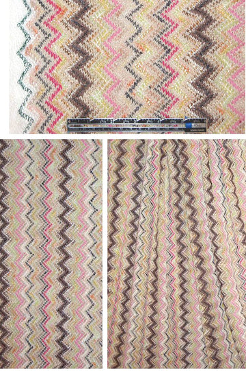 Miss0ni cream and colors cotton blend sweater 1.375 yds
