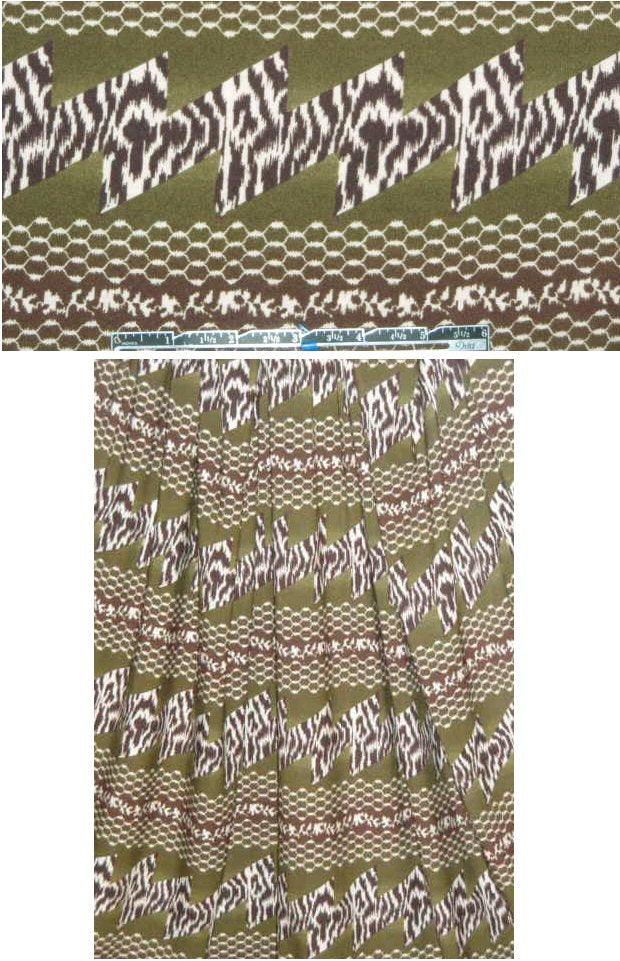 Tamara Me11on loden safari print MODAL knit