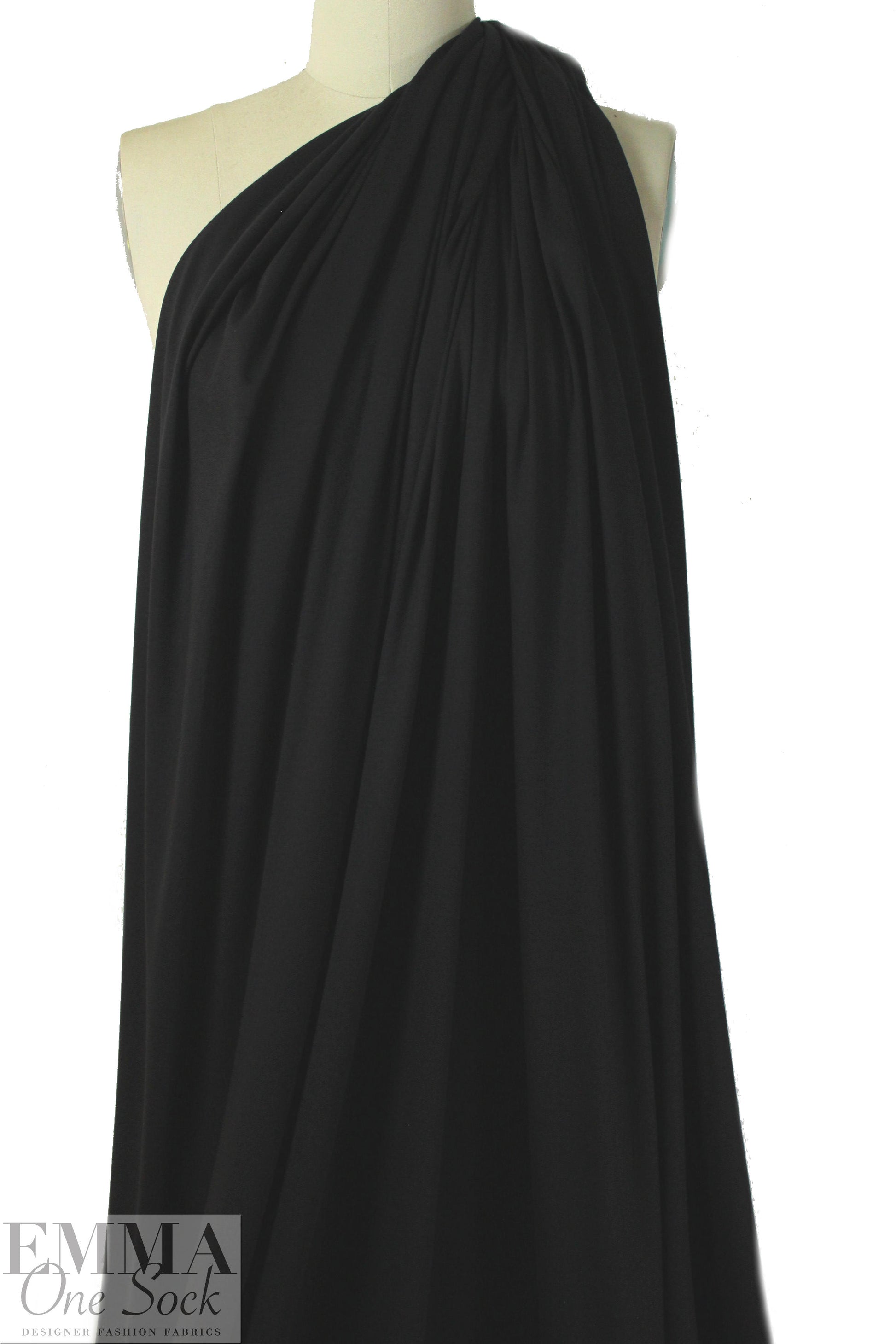 black micromodal / supima cotton interlock