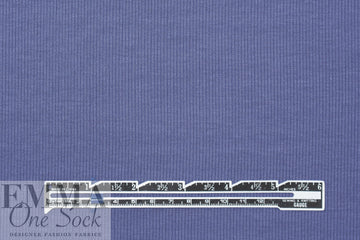 micro-modal 2x1 ribbed knit - soft peri blue 2 yd