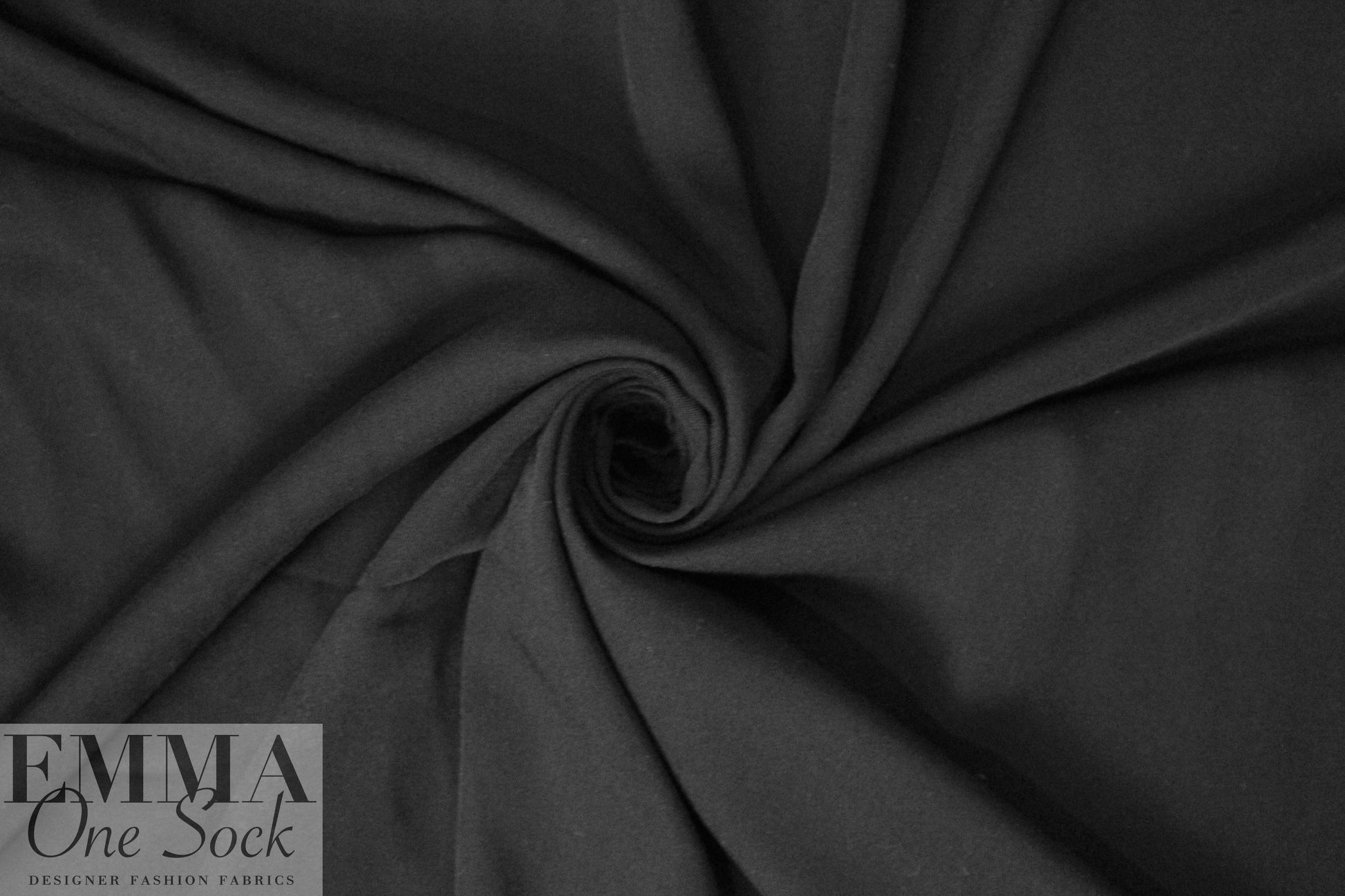modal/bamboo/tencel drapey woven twill - black 1.75 yds