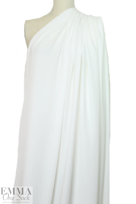 modal/bamboo/tencel drapey woven twill - cream .75 yds