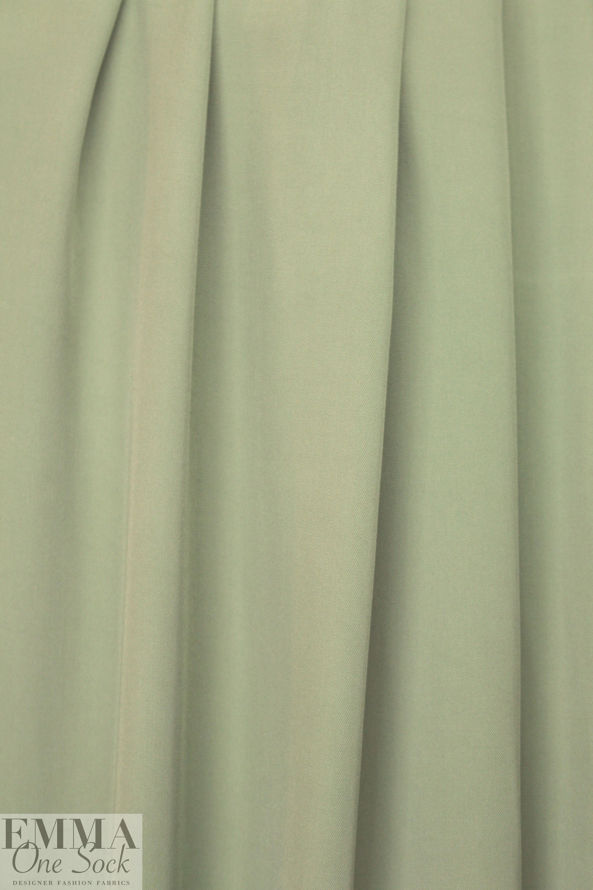 modal/bamboo/tencel drapey woven twill - green tea 1.25 yds