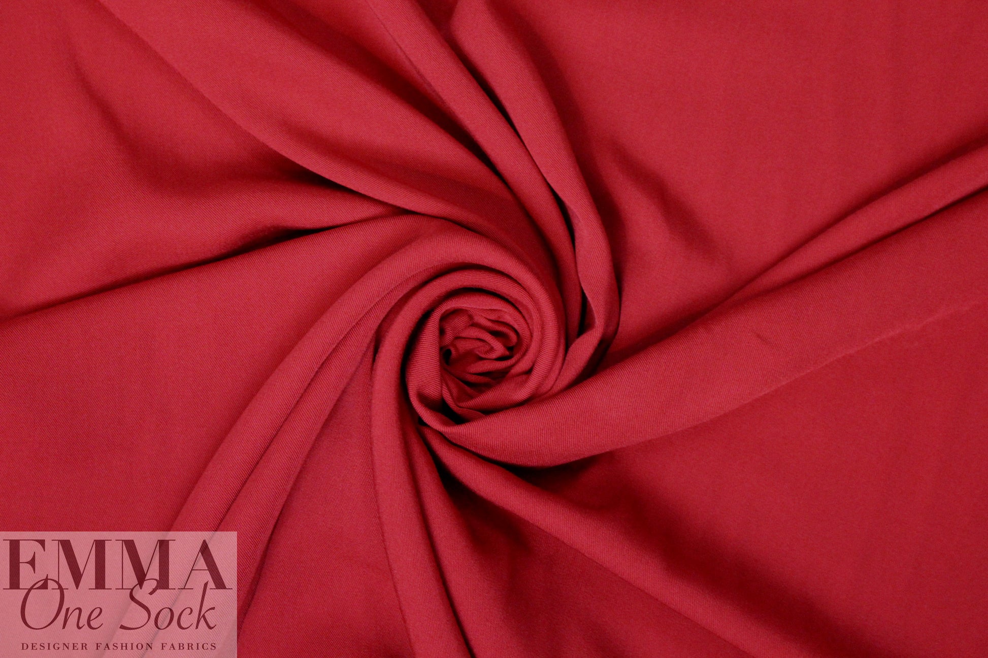 modal/bamboo/tencel drapey woven twill - deep red