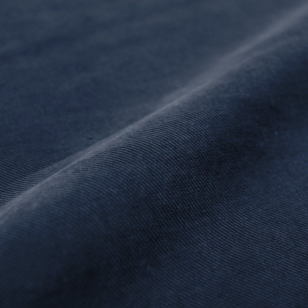 sandwashed modal dressweight twill - dk. navy