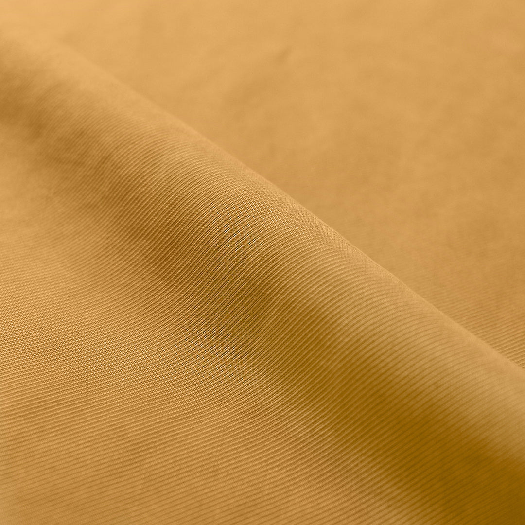 sandwashed modal dressweight twill - honey mustard