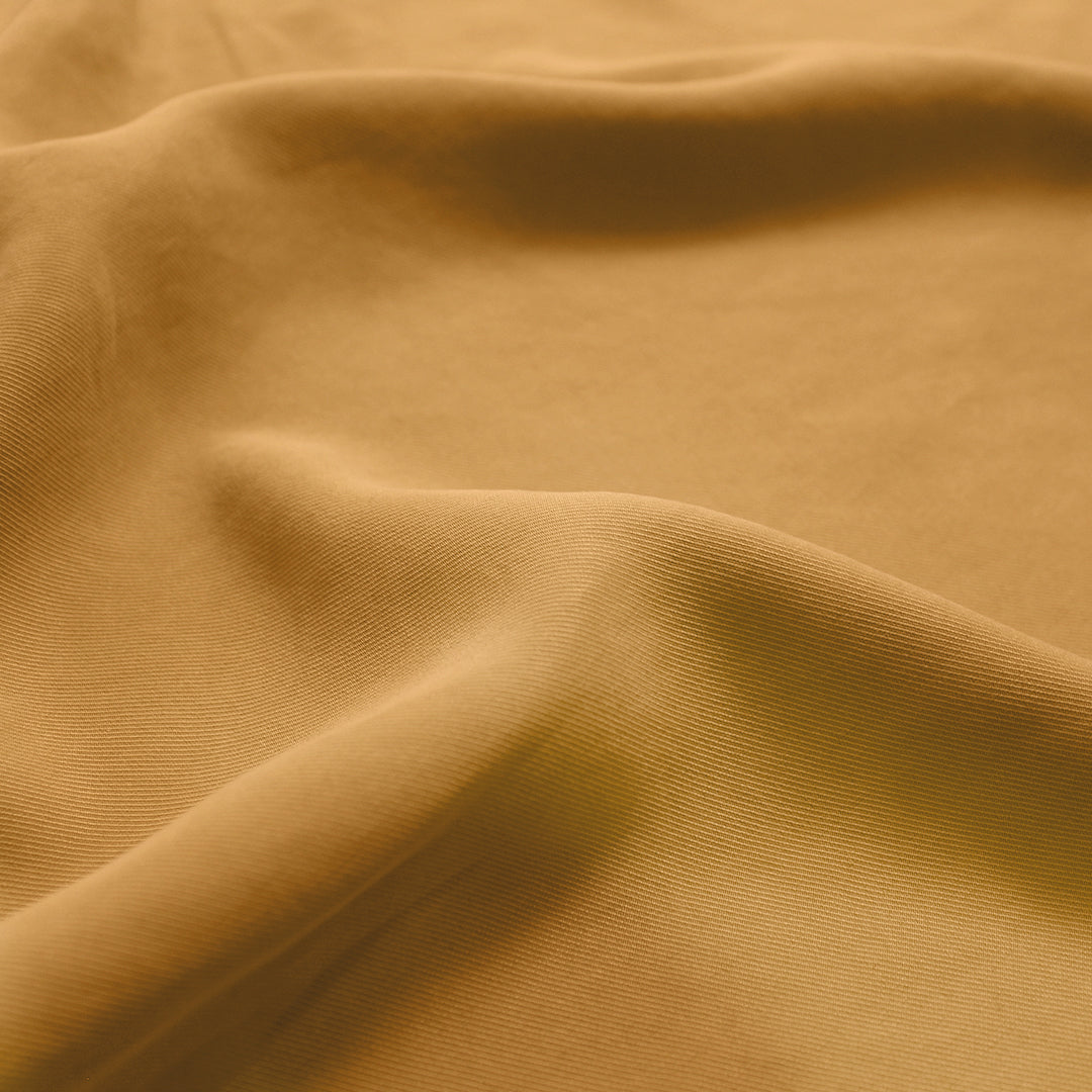 sandwashed modal dressweight twill - honey mustard