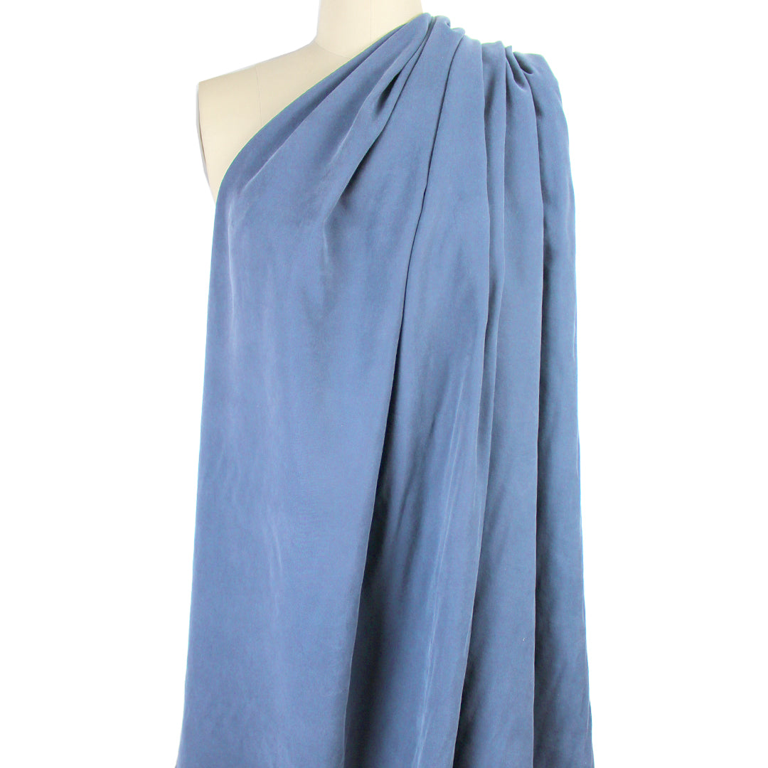 sandwashed modal dressweight twill - cornflower 1.875 yds