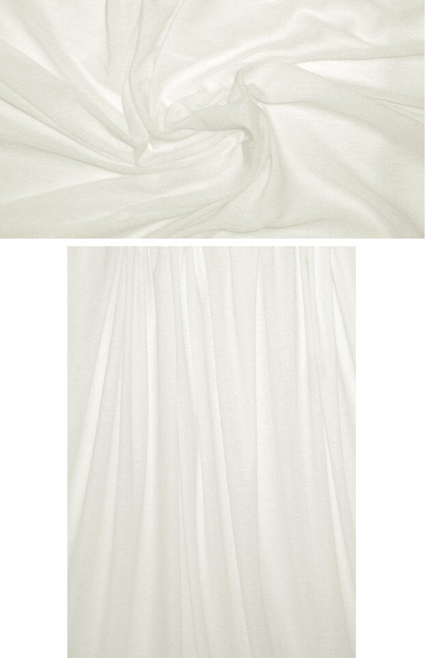 eco-friendly modal/wool featherwt. jersey - soft white 1.125 yds