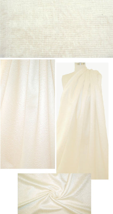 Mi11y Italian wool/mohair coating - vanilla cream