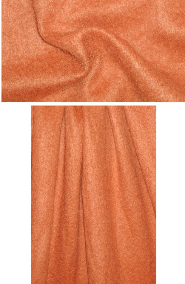 Italian mohair woven - apricot 2 yds