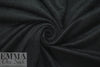 NY designer 'furry' wool blend coating - black