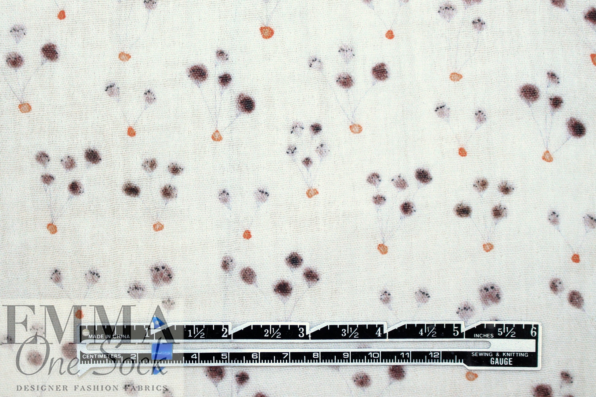 Dutch cotton mouseline, Oeko-Tex certified - balloons 1.5 yds