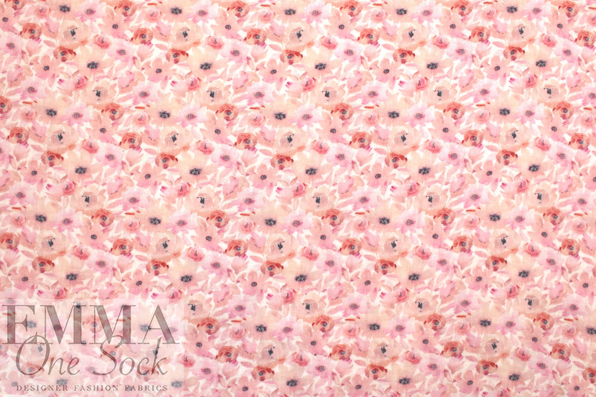 Dutch cotton mouseline, Oeko-Tex certified - floral blush