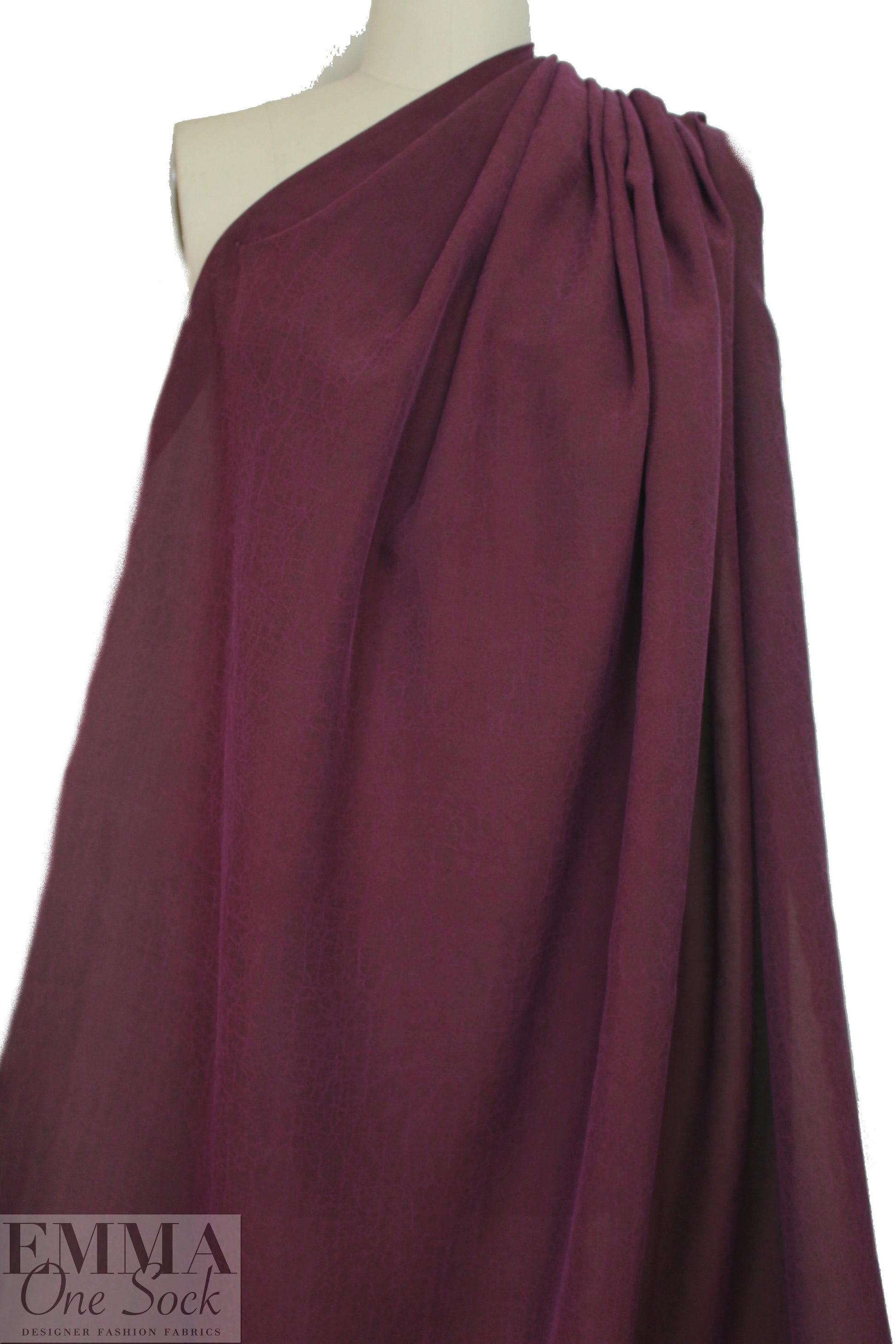 Guangdong Province mud silk - wine .875 yds