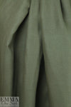 European medium weight linen - army green .75 yds