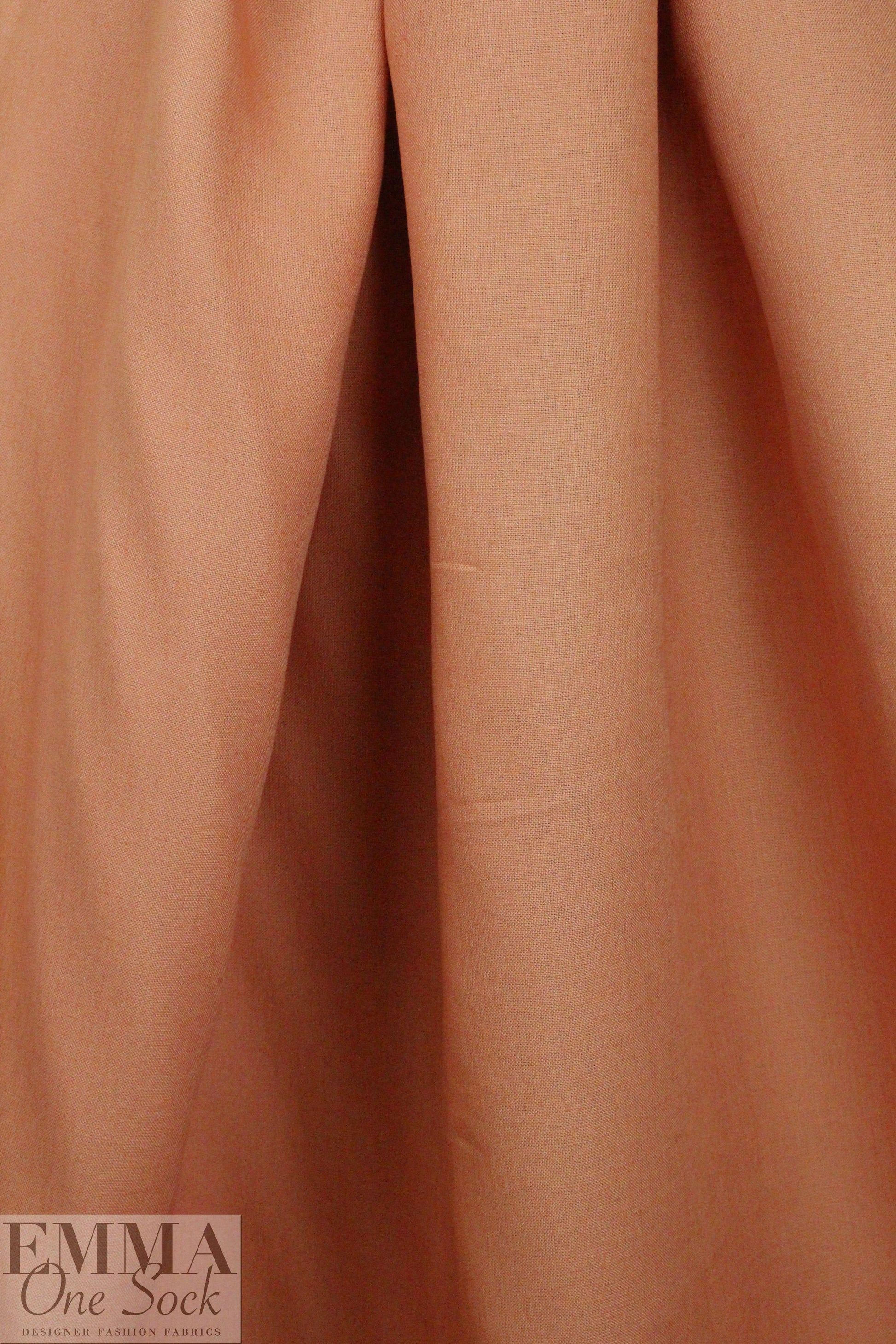 European medium weight linen - salmon blush 2.25 yd