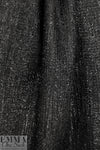 Italian mesh-backed sparkle boucle' suiting - black 1.125 yds