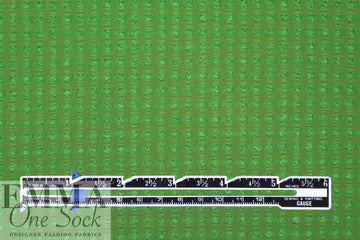 Rache1 Comey textured 'seersucker pucker' - lime 1.25 yds