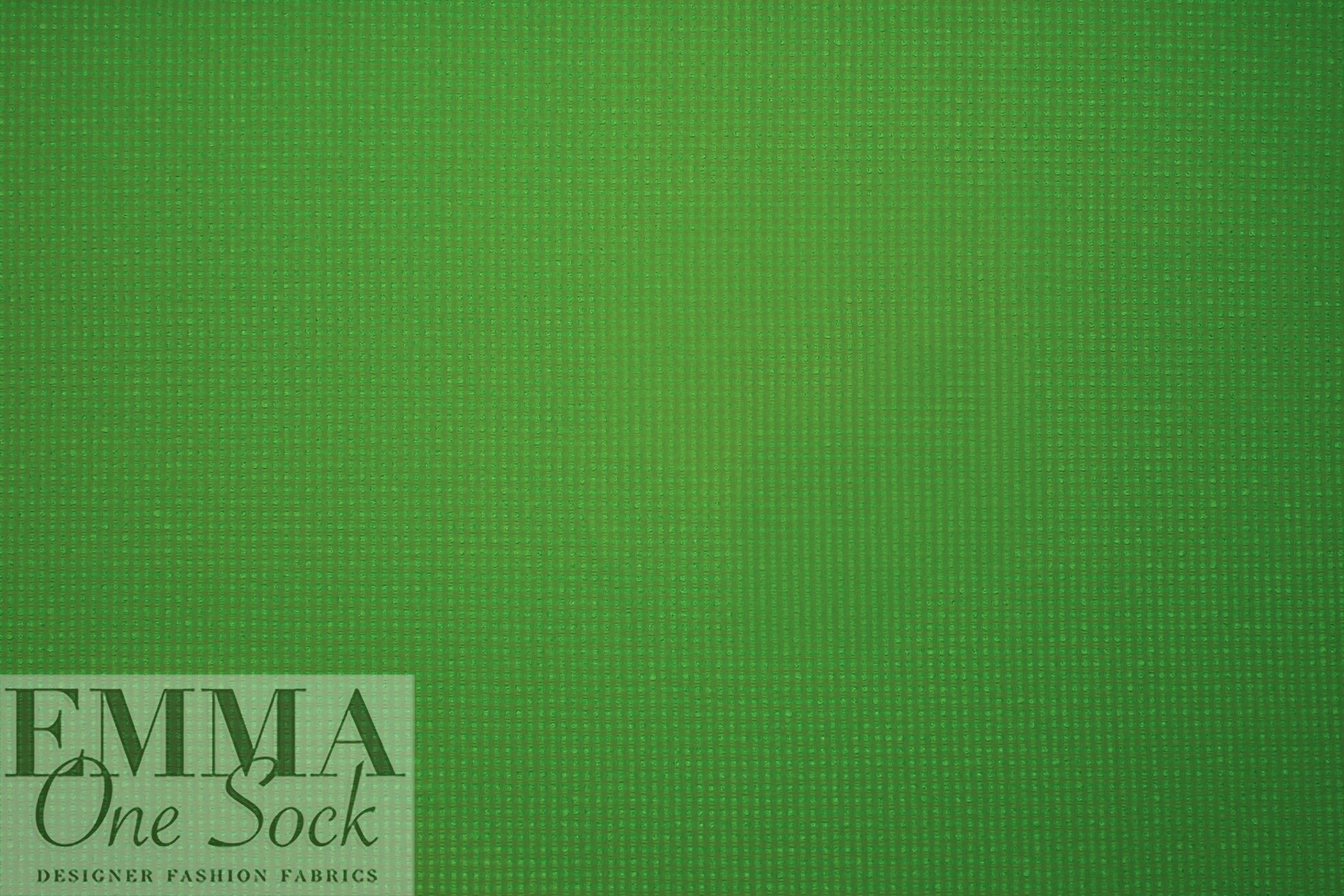 Rache1 Comey textured 'seersucker pucker' - lime 1.25 yds