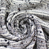 Italian wool blend novelty knit boucle' - walnut/ecru/black 2.25 yd