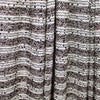Italian wool blend novelty knit boucle' - walnut/ecru/black 2.25 yds