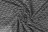 textured yarn dye novelty knit - black/white 2.33 yds