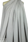 textured yarn dye novelty knit - light gray 1.875 yd