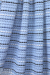 French textured yarn-dye knit - french blue/denim .875 yds