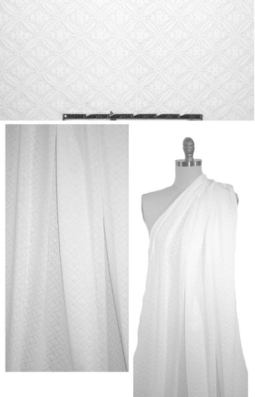 Rebecca Tayl0r cameo-diamond white novelty knit