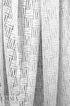 basketweave stitch lacey knit, Oeko-Tex certified - white 1.5 yd
