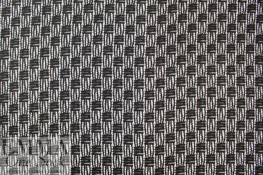 basketweave stitch lacey knit, Oeko-Tex certified - black 1.66 yd