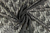 basketweave stitch lacey knit, Oeko-Tex certified - black 1.66 yd
